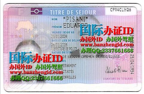 法国永久居住证French permanent residence permit